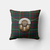 郡メーヨーのアイルランドのタータンチェックおよびSporran クッション (裏面)
