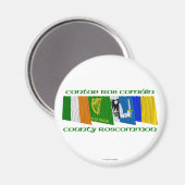 郡ロスコモン国旗 マグネット (正面/裏面)