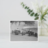 郡市での自動車レース ポストカード (スタンド正面)