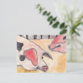 郡市の豚 ポストカード (スタンド正面)