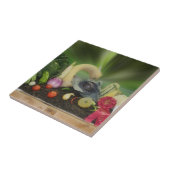 郡市の野菜展示会 タイル (側面)