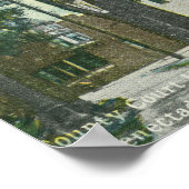 郡庁舎の外観 ポスター (角)