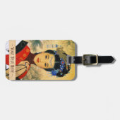 郡野ジンクラシックで若く美しく中国のな王女 ラゲッジタグ (正面横)