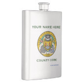 郡Cork*のカスタマイズ可能なフラスコ フラスク (右)