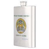 郡Cork*のカスタマイズ可能なフラスコ フラスク (左)