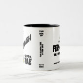 郡Fermanaghアイルランドツートーンコーヒーマグ ツートーンマグカップ (中央)