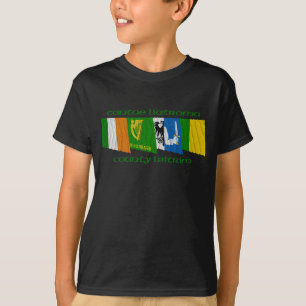 郡Leitrimの旗 Tシャツ
