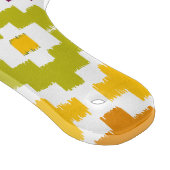 部カラフルアステカ族プリントイカットダイヤモンドパターン カッティングボード (角)