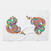 部カラフル族竜 キッチンタオル (横)