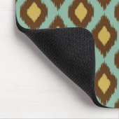 部モダン族イカット黄モダン色 マウスパッド (コーナー)