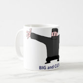 部下の愛らしいマグ コーヒーマグカップ (正面左)