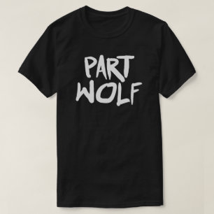 部分のオオカミ Tシャツ