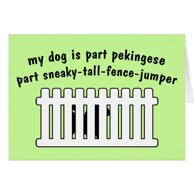 部分のPekingeseの部品の塀ジャンパー (正面横)