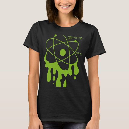 部分物理先生量子整備士物理 Tシャツ (正面)