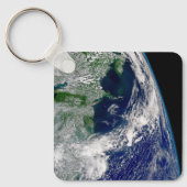 部分的な地球にハリケーンが衝突する。 キーホルダー (正面)