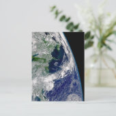 部分的な地球にハリケーンが衝突する。 ポストカード (スタンド正面)