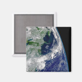 部分的な地球にハリケーンが衝突する。 マグネット (正面/裏面)