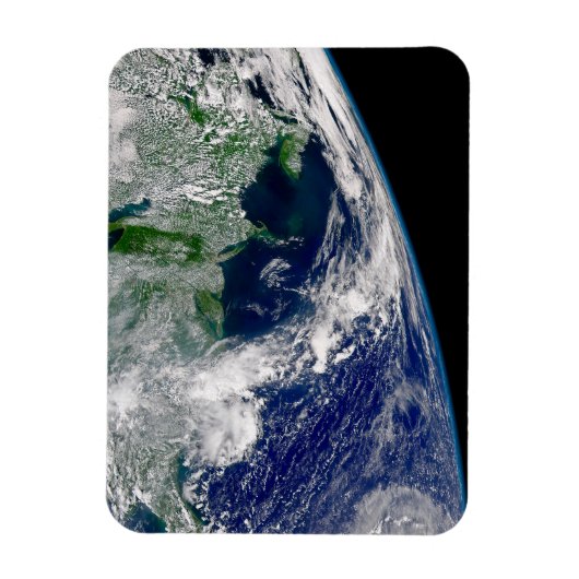 部分的な地球にハリケーンが衝突する。 マグネット (縦)