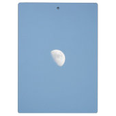 部分的な月および澄んな青空のクリップボード クリップボード (裏面)