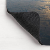 部分的に曇った南太平洋から夕暮れ光る マウスパッド (コーナー)