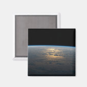 部分的に曇った南太平洋から夕暮れ光る マグネット (正面/裏面)