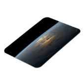 部分的に曇った南太平洋から夕暮れ光る マグネット (左側)