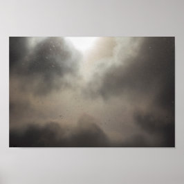 部分的に曇った日の降雪 ポスター