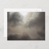 部分的に曇った日の降雪 ポストカード (正面/裏面)