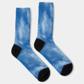 部分的に曇った青空の自然写真 ソックス (右)