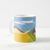 部分的に曇った コーヒーマグカップ (正面左)