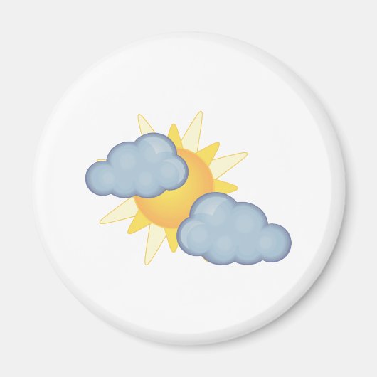 部分的に曇っている マグネット (正面)