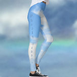 部分的に曇りブルースカイシック青と白 レギンス<br><div class="desc">誰も気にしない素敵な空の青に対していくつかの白い雲、特にこれらの部分的に曇りのツイストシックな青と白いレギンス。好きなようにサイド文字をパーソナライズする。JLW_PHOTOGRAPHYによるオリジナルスカイ撮影。</div>