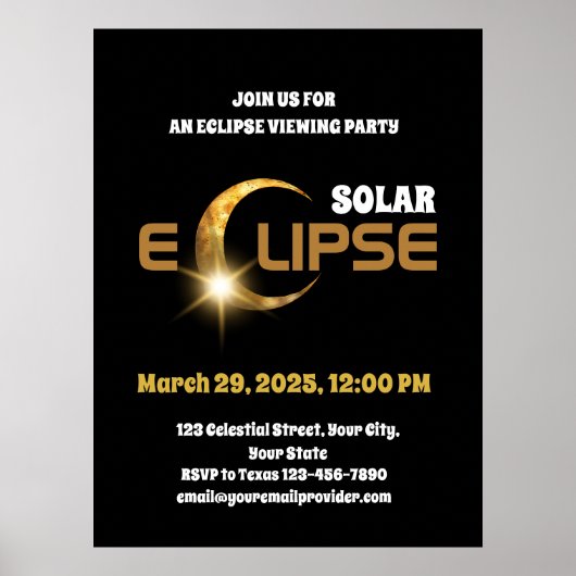 部分食の太陽の目撃3/29/2025 ポスター (正面)