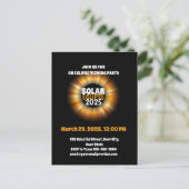 部分食の太陽の目撃3/29/2025 ポストカード (スタンド正面)