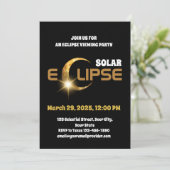 部分食の太陽の目撃3/29/2025 招待状 (スタンド正面)