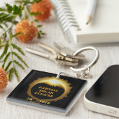 部分食太陽の食イベント2025表示パーティー キーホルダー (正面右)