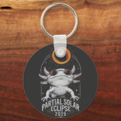 部分食太陽の食2025 Axolotl両生類 キーホルダー (正面)