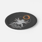 部分食太陽の食2025 Axolotl両生類 ペーパープレート (アングル)