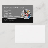 部品車のおよび修理サービス名刺 名刺 (正面/裏面)