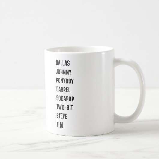 部外者のマグ コーヒーマグカップ (右)