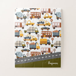 部屋だ！部屋だ！車と輸送のパターン少年 ジグソーパズル