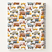 部屋だ！部屋だ！車と輸送のパターン少年 ノートブック (裏面)