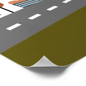 部屋だ！部屋だ！車と輸送のパターン少年 ポスター (角)