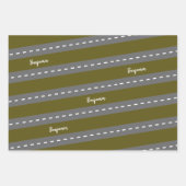 部屋だ!部屋だ!車と輸送のパターン少年 ラッピングペーパーシート (正面2)