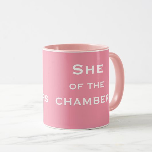 部屋のおもしろいな女性のバリスターのニックネームの彼女 マグカップ (正面右)