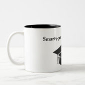 "部屋の中でスマートなパンツ" 2トーンのマグカップ ツートーンマグカップ (左)