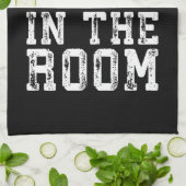 部屋の中で最も難しい労働者 – 感動的 キッチンタオル (折り畳み)