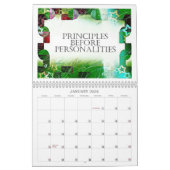 部屋の回復スローガンのカレンダーから右 カレンダー (1月 2026)