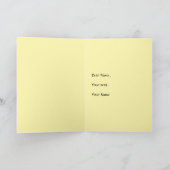 部屋の折り畳みグリーティングカードをクリーニング カード (内部)