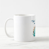 部屋の漫画の中の象 コーヒーマグカップ (左)